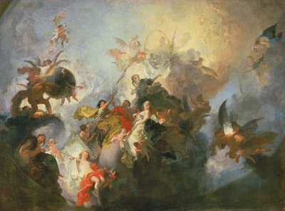 Premonstratensiansの注文の美化、c.1765（スケッチ） 作： Franz Anton Maulbertsch